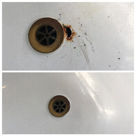 Professional bathroom repair work