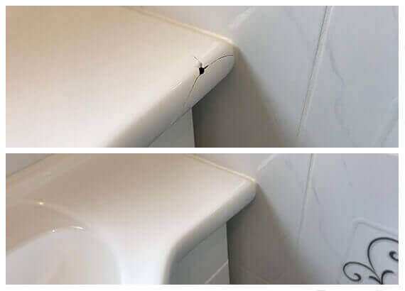 Professional bathroom repair work